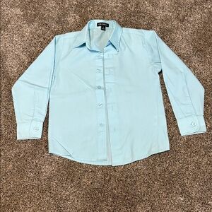 George Light Blue Button Up Dress Shirt Size 5